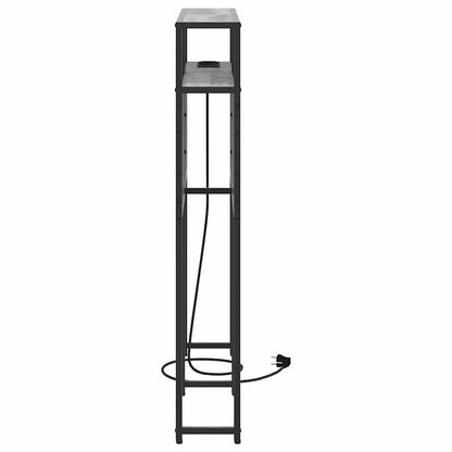 Testata contenitore Grigio sonoma 75 cm Legno multistrato