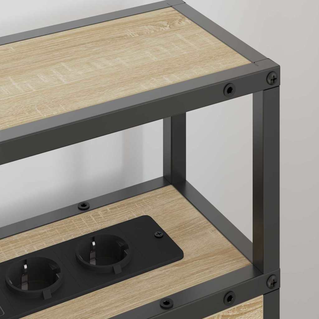 Testata contenitore rovere sonoma 90 cm Legno multistrato