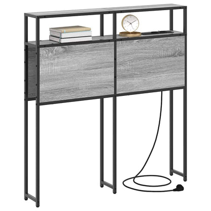 Testata contenitore Grigio sonoma 90 cm Legno multistrato
