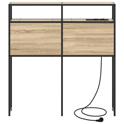 Testata contenitore rovere sonoma 100 cm Legno multistrato