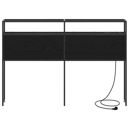 Testata contenitore Rovere nero 120 cm Legno multistrato