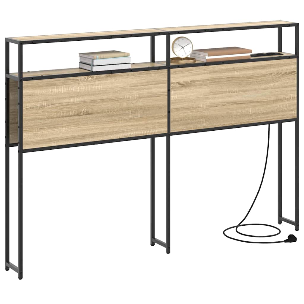 Testata contenitore rovere sonoma 120 cm Legno multistrato