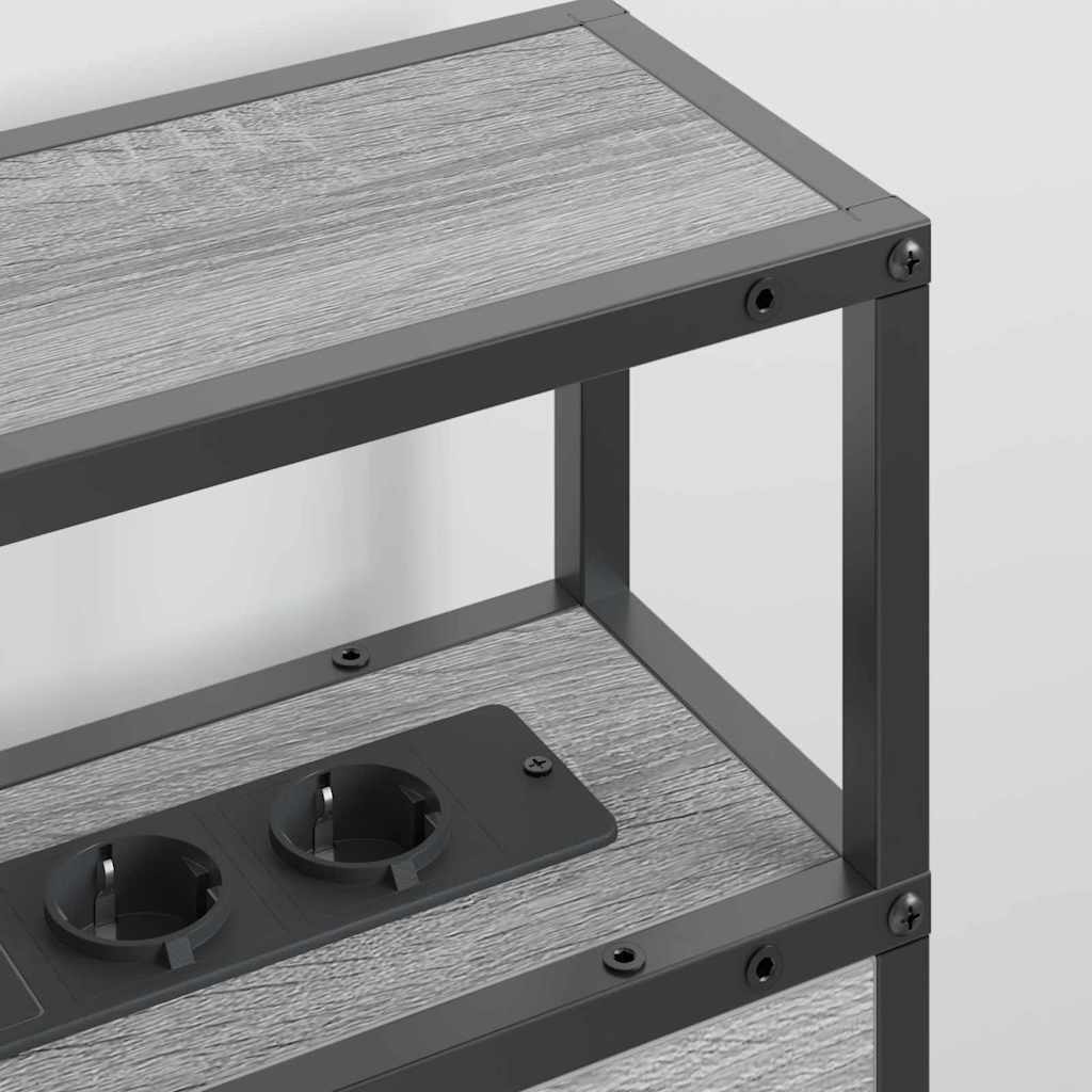 Testata contenitore Grigio sonoma 120 cm Legno multistrato