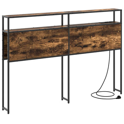 Testata contenitore Rovere fumo 135 cm Legno multistrato