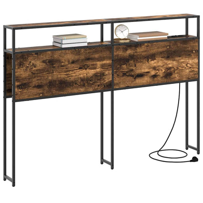 Testata contenitore Rovere fumo 135 cm Legno multistrato