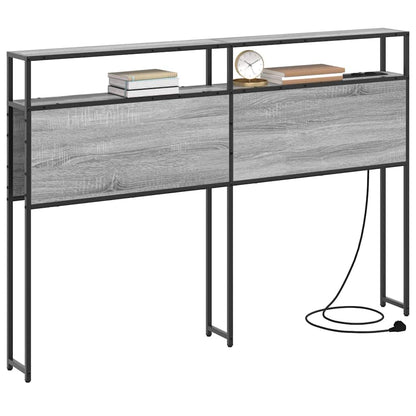Testata contenitore Grigio sonoma 135 cm Legno multistrato