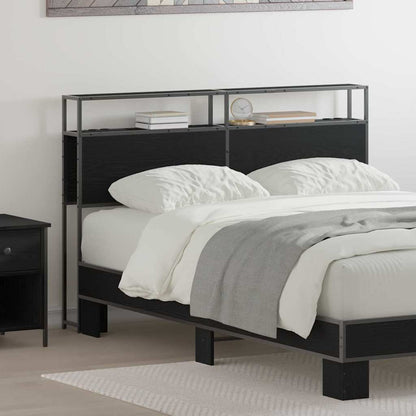 Testata contenitore Rovere nero 140 cm Legno multistrato