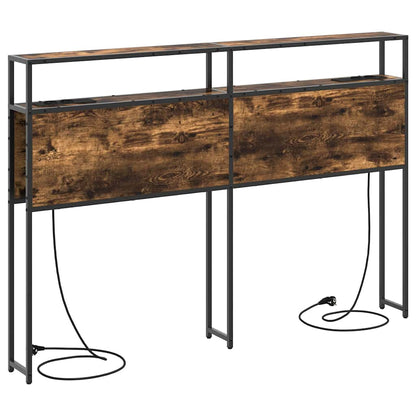 Testata contenitore Rovere fumo 140 cm Legno multistrato