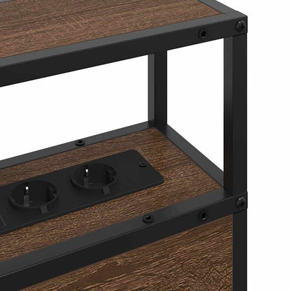 Testata contenitore Rovere marrone 150 cm Legno multistrato