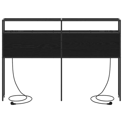 Testata contenitore Rovere nero 160 cm Legno multistrato