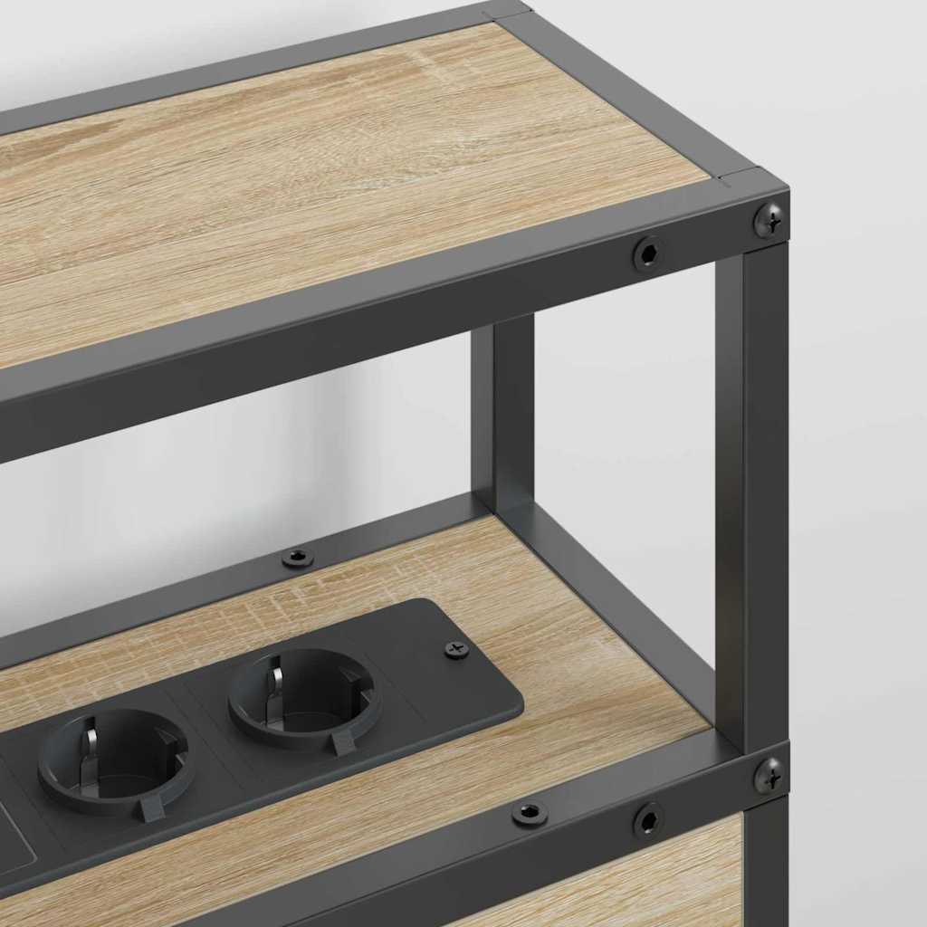 Testata contenitore rovere sonoma 160 cm Legno multistrato