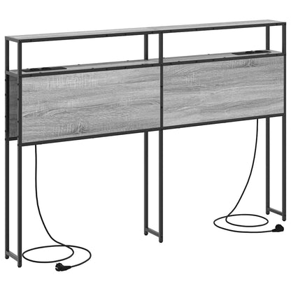 Testata contenitore Grigio sonoma 160 cm Legno multistrato