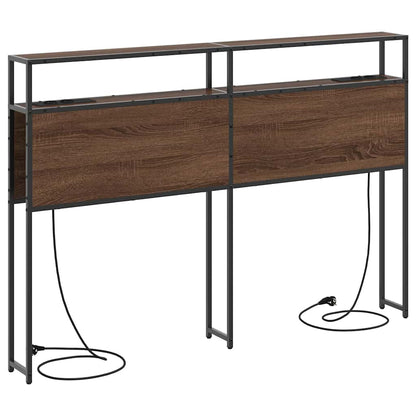 Testata contenitore Rovere marrone 160 cm Legno multistrato