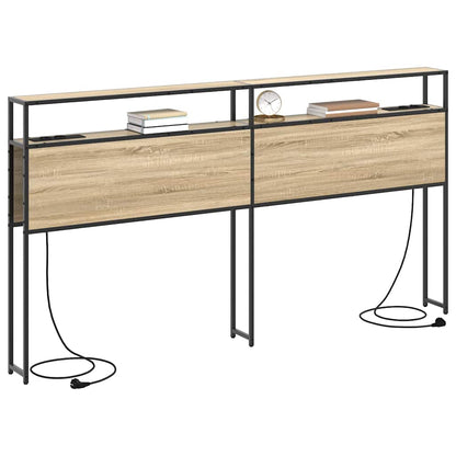 Testata contenitore rovere sonoma 180 cm Legno multistrato