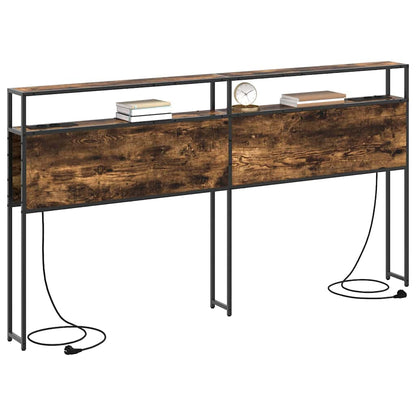 Testata contenitore Rovere fumo 180 cm Legno multistrato