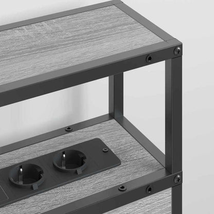 Testata contenitore Grigio sonoma 180 cm Legno multistrato