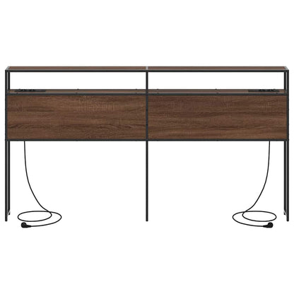 Testata contenitore Rovere marrone 180 cm Legno multistrato