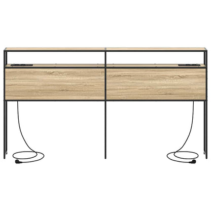 Testata contenitore rovere sonoma 200 cm Legno multistrato