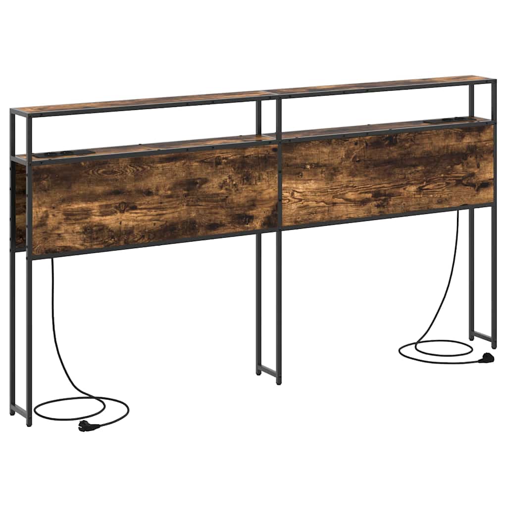 Testata contenitore Rovere fumo 200 cm Legno multistrato