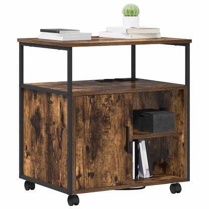 Cabina con Stazione di Ricarica Rovere fumé 61 x 46 x 67 cm | homemem39