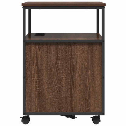 Cabina con Stazione di Ricarica Rovere Marrone 61 x 46 x 67 cm | homemem39