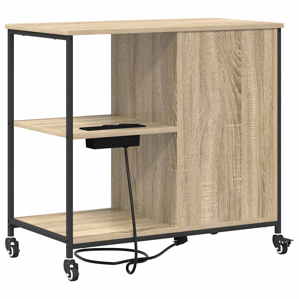 Cabina con Stazione di Ricarica Rovere Sonoma 76 x 41 x 72 cm | homemem39