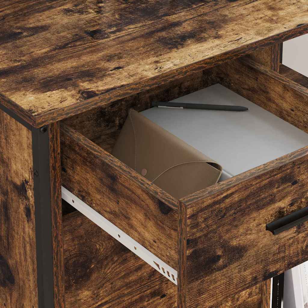 Cabina con Stazione di Ricarica Rovere fumé 76 x 41 x 72 cm | homemem39