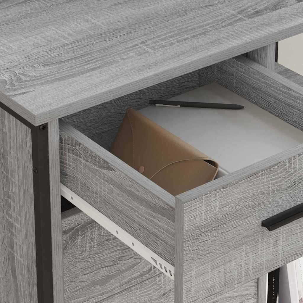 Cabina con Stazione di Ricarica Grigio Sonoma 76 x 41 x 72 cm | homemem39