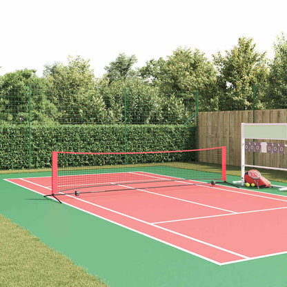 Rete da tennis Nero e rosso 396 x 92 x 87 cm Poliestere - homemem39