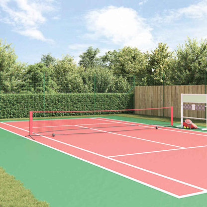 Rete da tennis Nero e rosso 595 x 90.5 x 87 cm Poliestere - homemem39