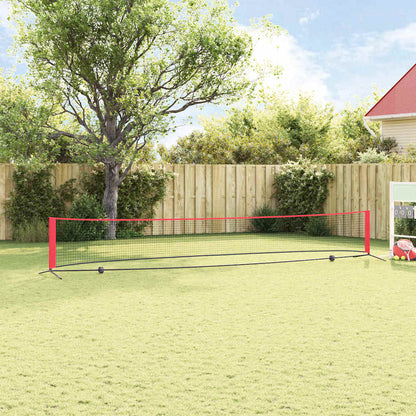 Rete da tennis Nero e rosso 595 x 90.5 x 87 cm Poliestere - homemem39