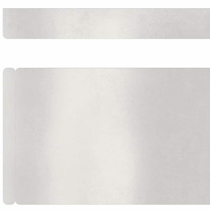 Bordura per Prato 4 pcs Argento 450 x 0,05 x 10 cm | homemem39