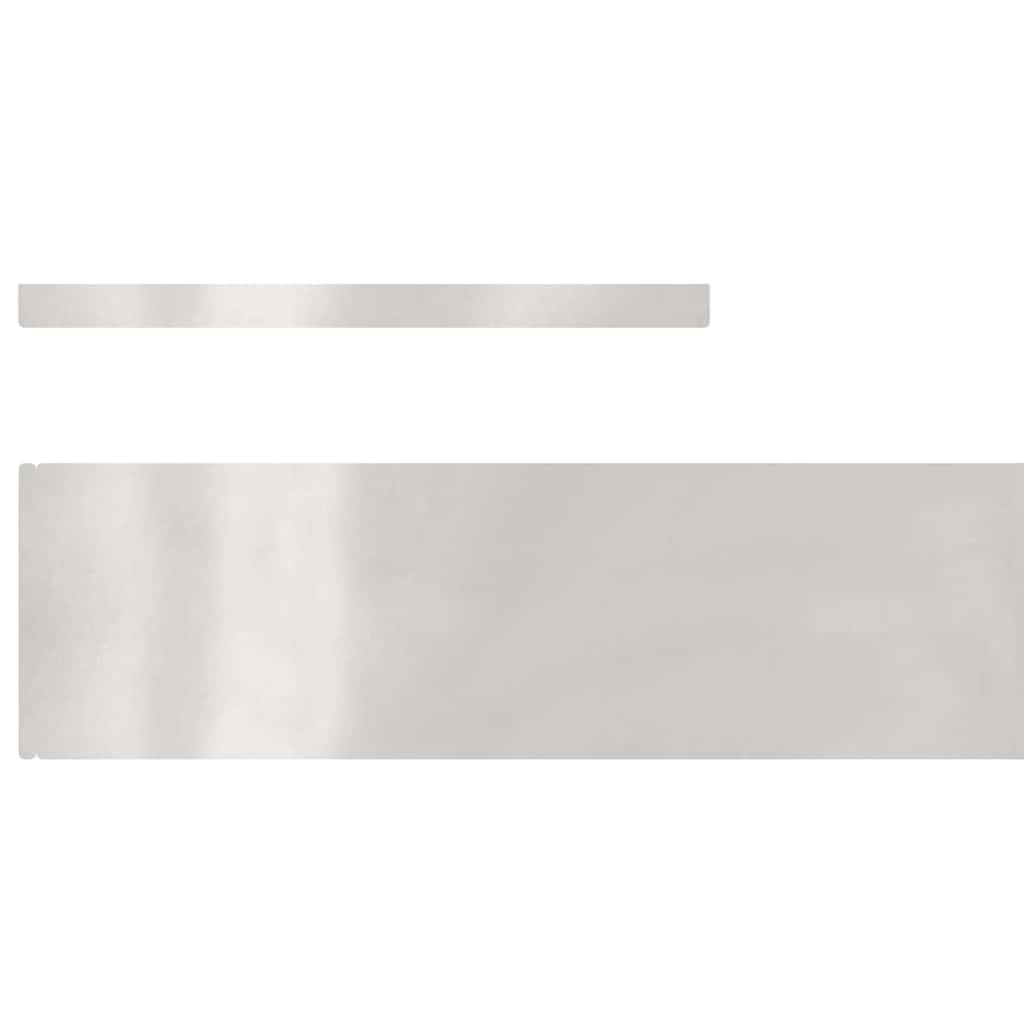 Bordura per Prato Argento 450 x 0.05 x 15 cm | homemem39