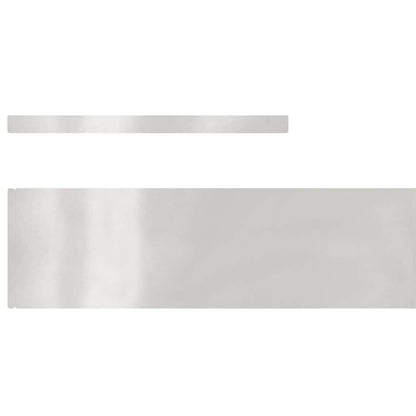 Bordura per Prato Argento 450 x 0.05 x 15 cm | homemem39
