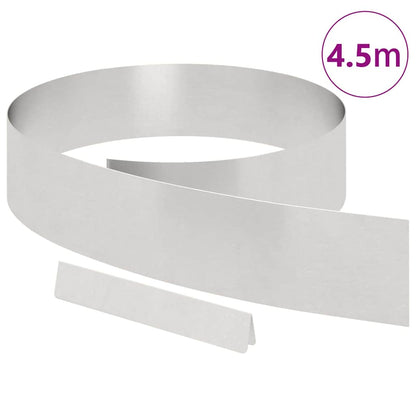 Bordura per Prato Argento 450 x 0.05 x 15 cm | homemem39