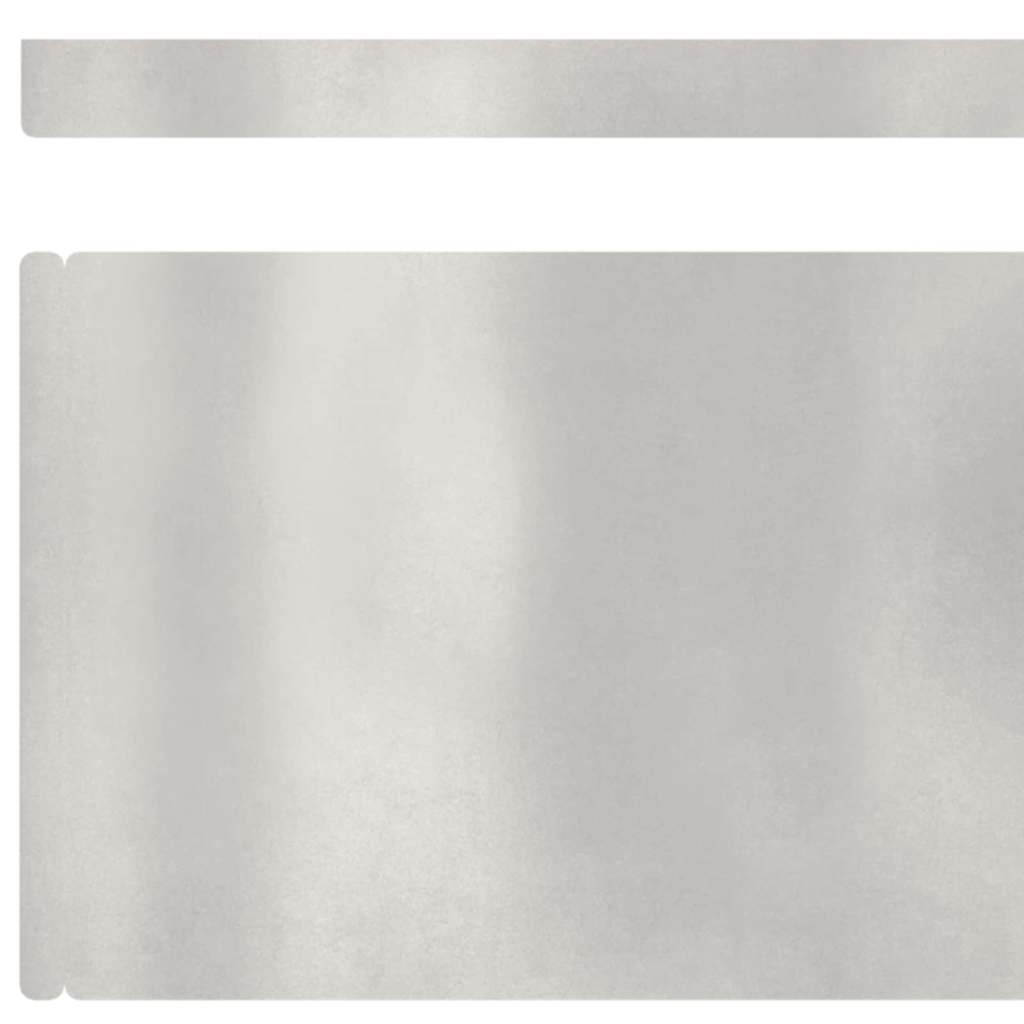Bordura per Prato 4 pcs Argento 450 x 0.05 x 15 cm