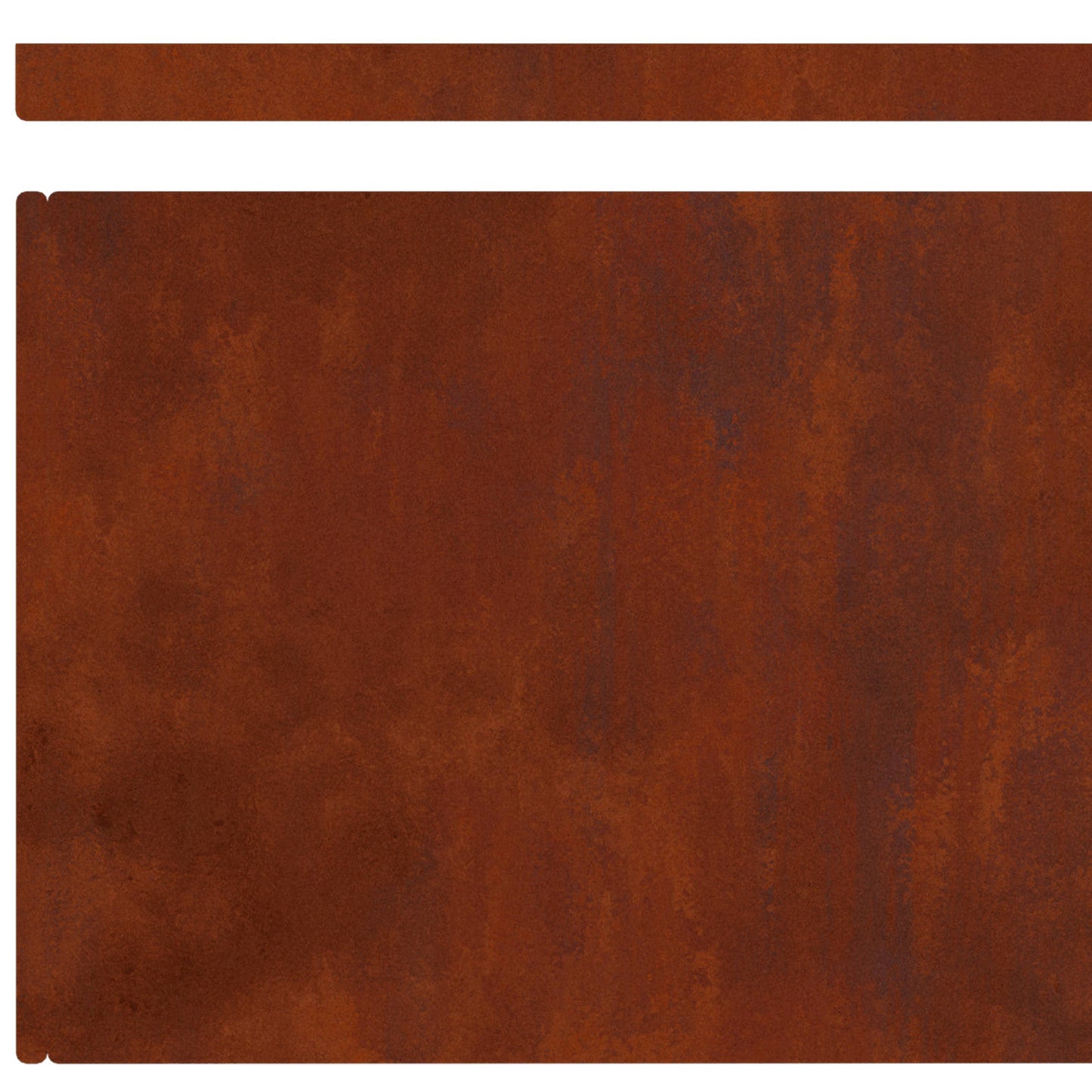 Bordura per Prato 4 pcs Ruggine 450 x 0,05 x 25 cm | homemem39