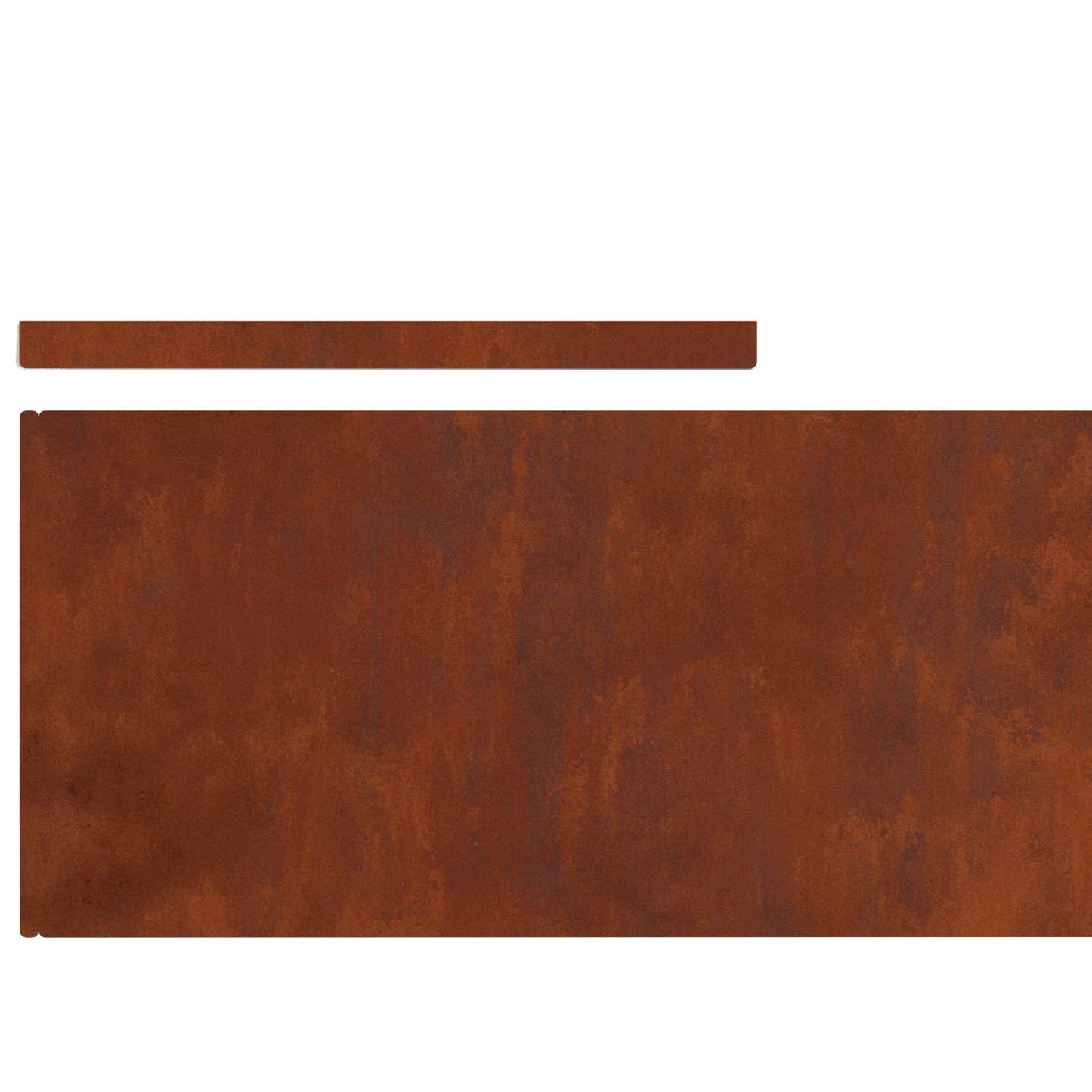 Bordura per Prato 4 pcs Ruggine 450 x 0,05 x 25 cm | homemem39