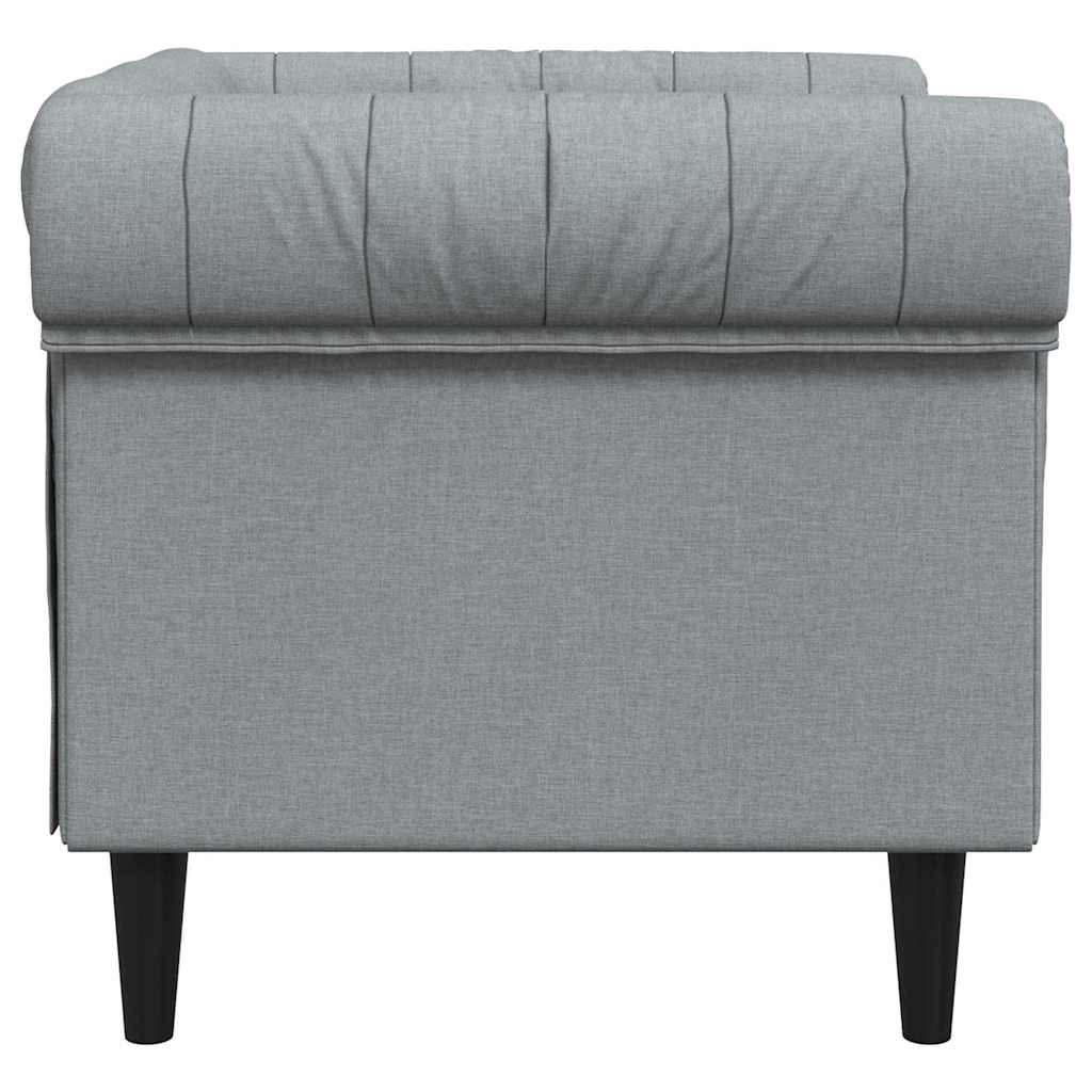 Divano Grigio chiaro 78,5 x 74,5 x 74,5 cm Poliestere