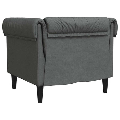 Divano Grigio scuro 78,5 x 74,5 x 74,5 cm Poliestere