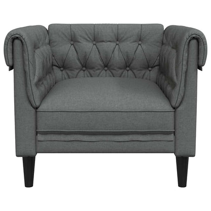 Divano Grigio scuro 78,5 x 74,5 x 74,5 cm Poliestere