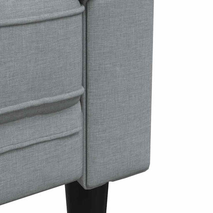 Divano Grigio chiaro 182,5 x 74,5 x 74,5 cm Poliestere