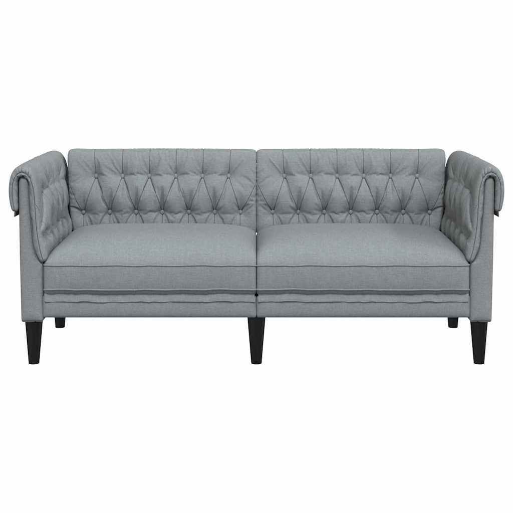 Divano Chesterfield Altro Grigio chiaro 182.5 x 74.5 x 74.5 cm - homemem39