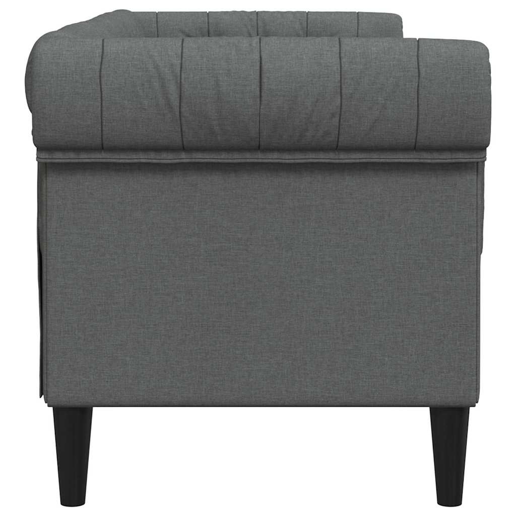 Divano Grigio scuro 182,5 x 74,5 x 74,5 cm Poliestere
