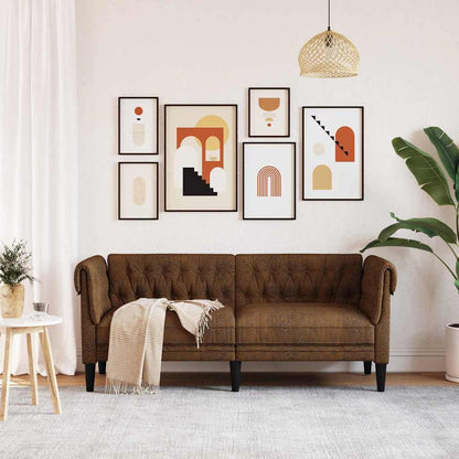 Divano Marrone 182,5 x 74,5 x 74,5 cm Poliestere | homemem39
