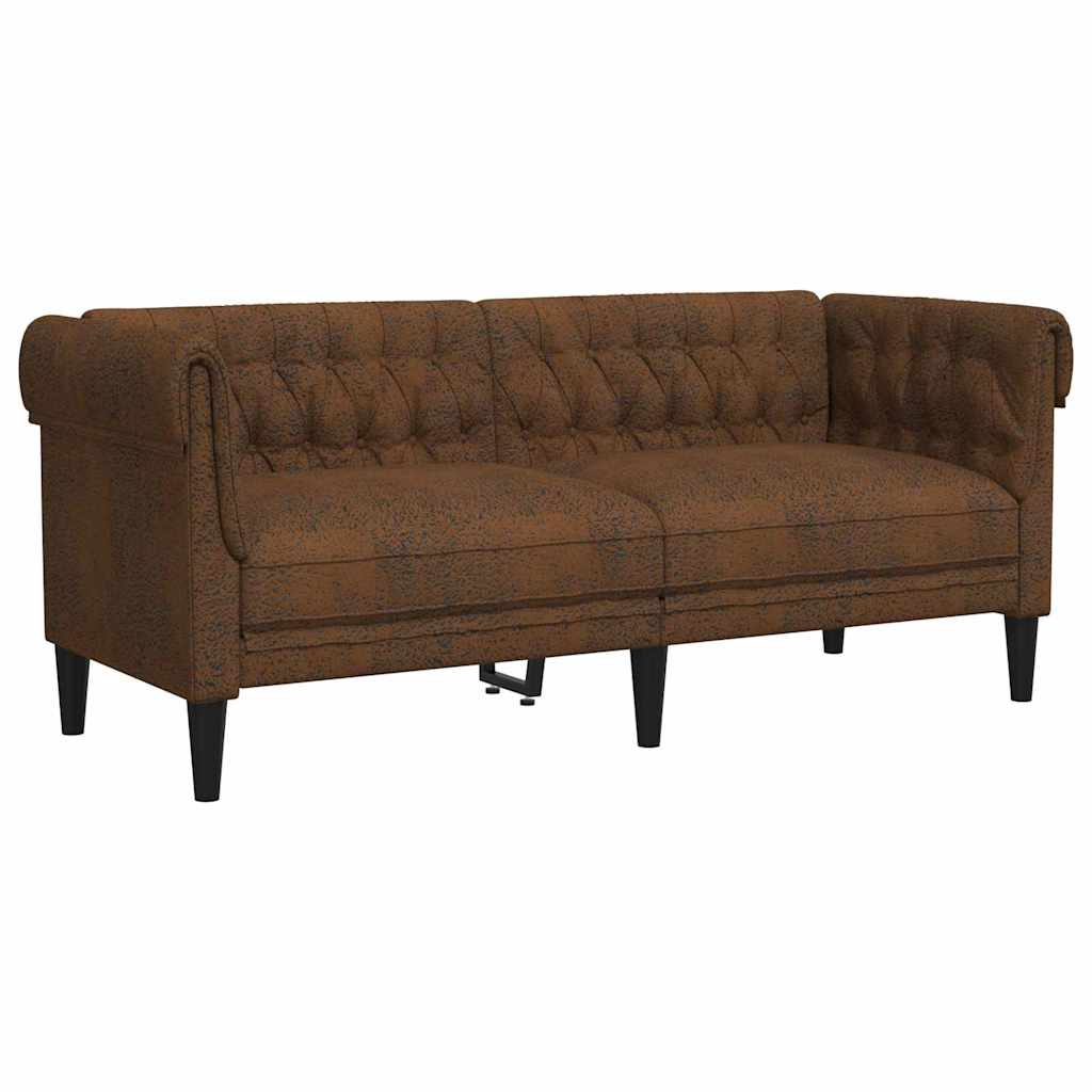 Divano Marrone 182,5 x 74,5 x 74,5 cm Poliestere | homemem39