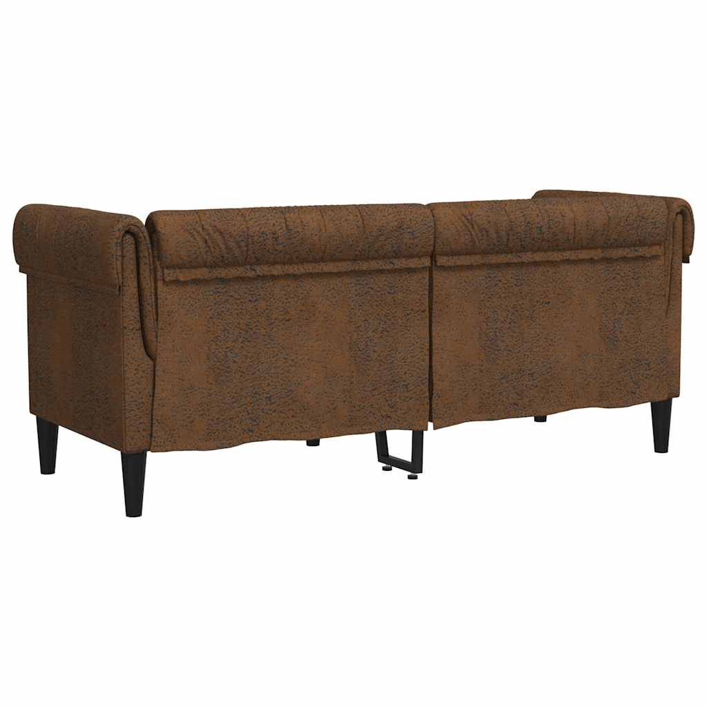 Divano Marrone 182,5 x 74,5 x 74,5 cm Poliestere | homemem39
