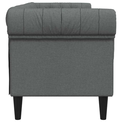 Divano Grigio scuro 201,5 x 74,5 x 74,5 cm Poliestere