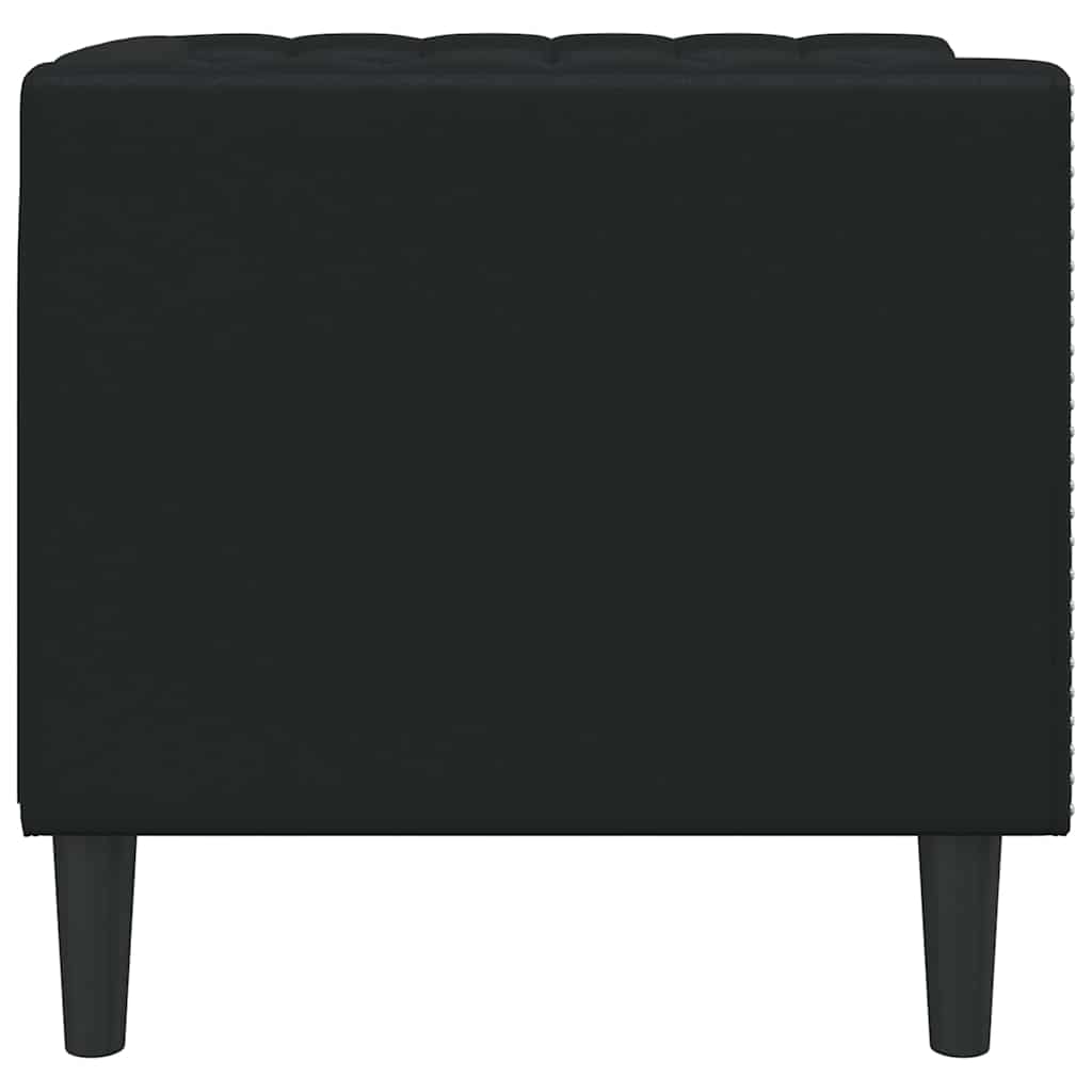 Divano Nero 74,5 x 71 x 70,5 cm PVC