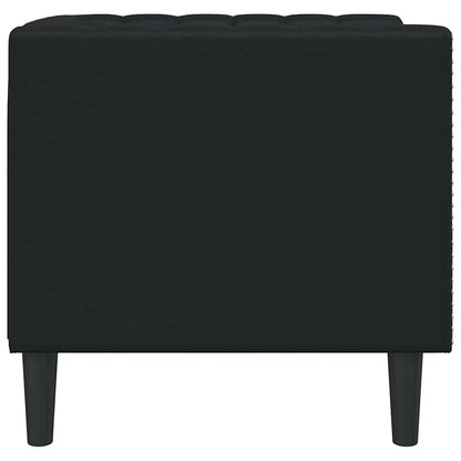 Divano Nero 74,5 x 71 x 70,5 cm PVC